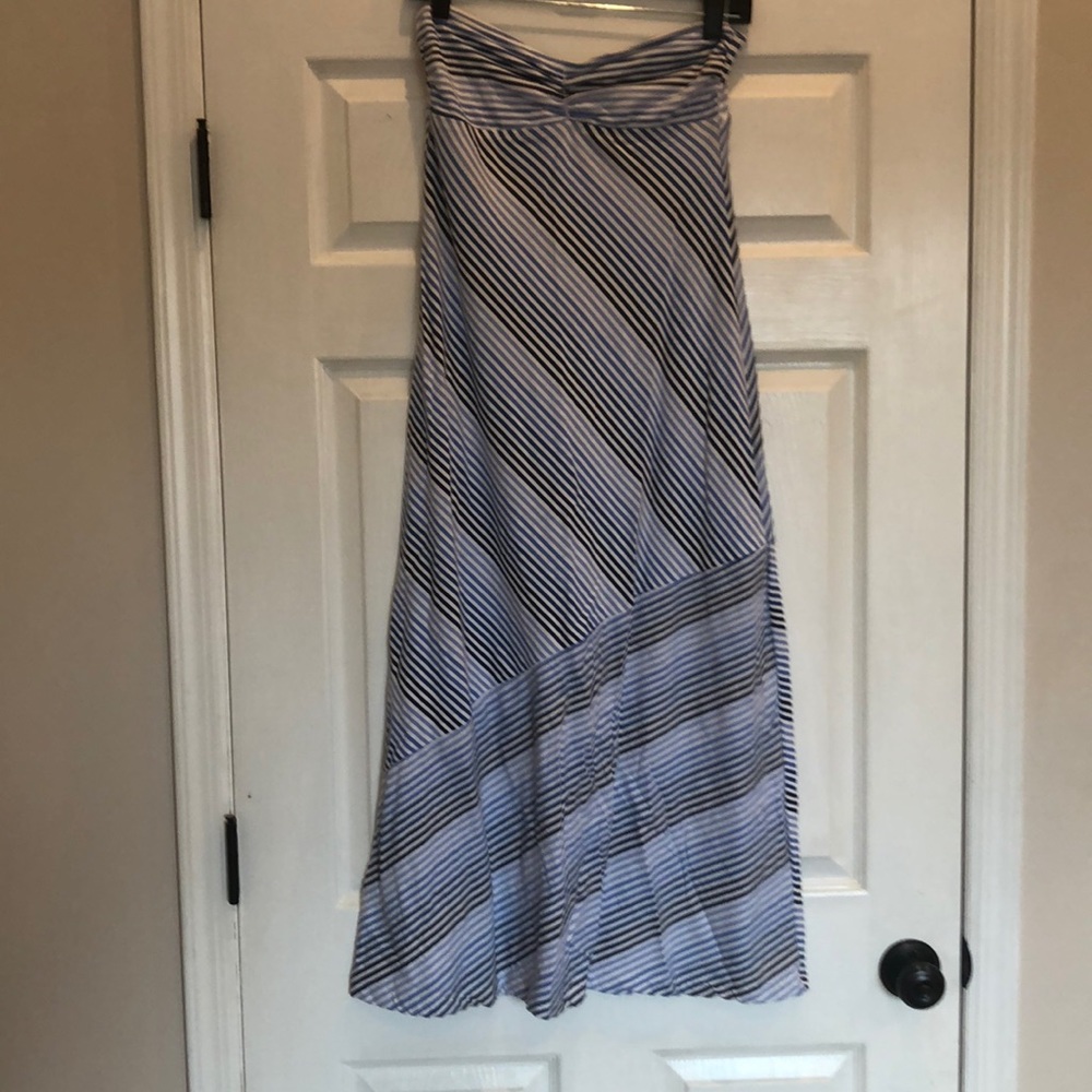 Tommy Bahama Maxi floor length stripped dress.